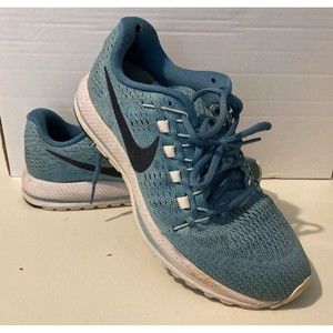 Nike Air Zoom Vomero 12 Glacier Blue White Women 9 Running Shoes 863766-403